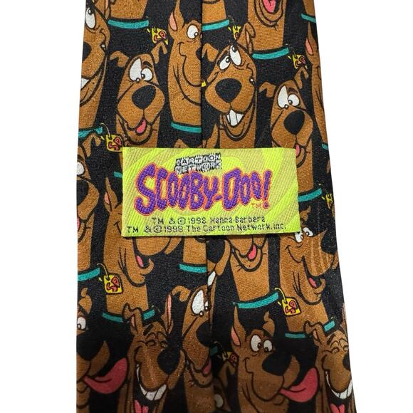 Cartoon Network Hanna Barbera Scooby Doo Faces Vintage Novelty Necktie 1998 - Picture 4 of 6